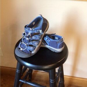 Keen Kids Blue Patterned Sandals
